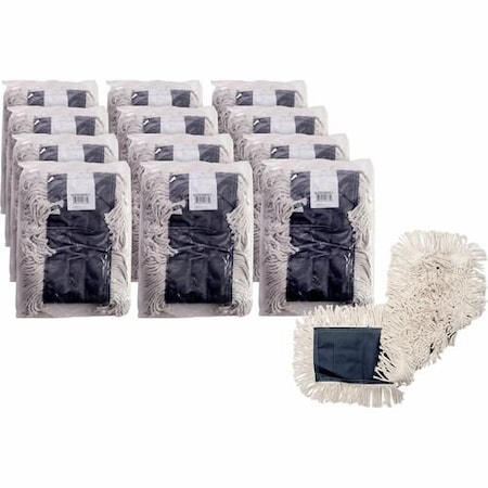 Genuine Joe DUSTMOP, COTTON, DISP, 36X5, 12PK GJO00365CT